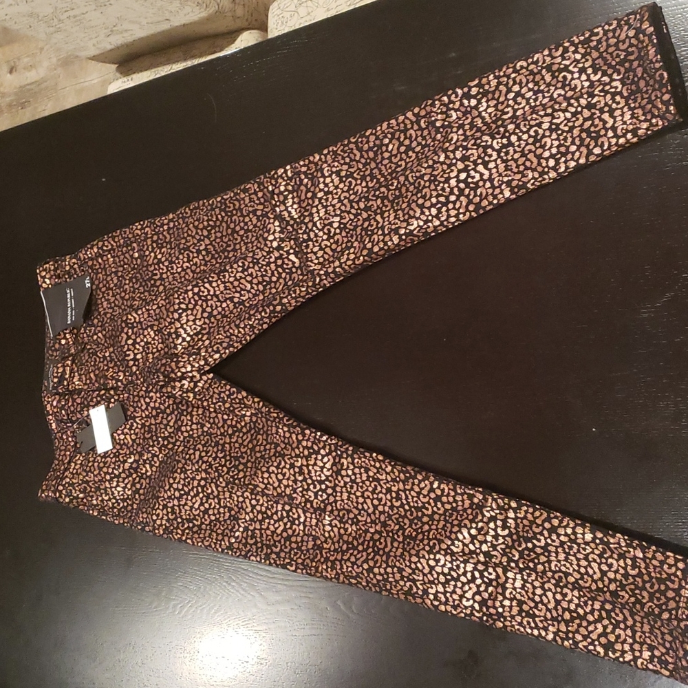 NWT! Banana Republic Coated Denim 27L